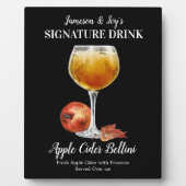 このドリンクをカスタマイズ Apple Cider Bellini フォトプラーク (正面)
