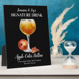 このドリンクをカスタマイズ Apple Cider Bellini フォトプラーク