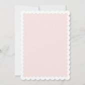 このドーナツパーティーの招待状をお見逃しなく 招待状 (裏面)