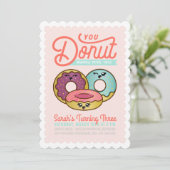 このドーナツパーティーの招待状をお見逃しなく 招待状 (スタンド正面)