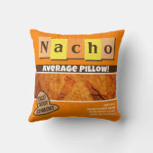 このナチョの平均的な枕で昼寝をスパイス クッション (裏面)