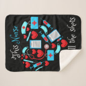 このナースはすべてのショットを呼び出す シェルパブランケット (正面(横))