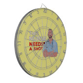 このナースは一発の射撃が必要だ ダーツボード (正面左)