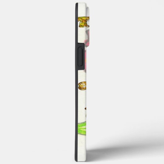 このニューイヤーは完璧な花のテキストアートプリントです Case-Mate iPhoneケース (裏面 / 右)