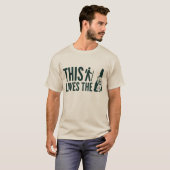 「このハイカーはNH48を愛している」長袖Tシャツ Tシャツ (正面フル)