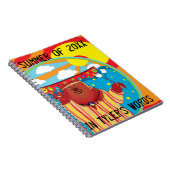 このハッピーキャンパーベアのノートをカスタマイズして ノートブック (右側)