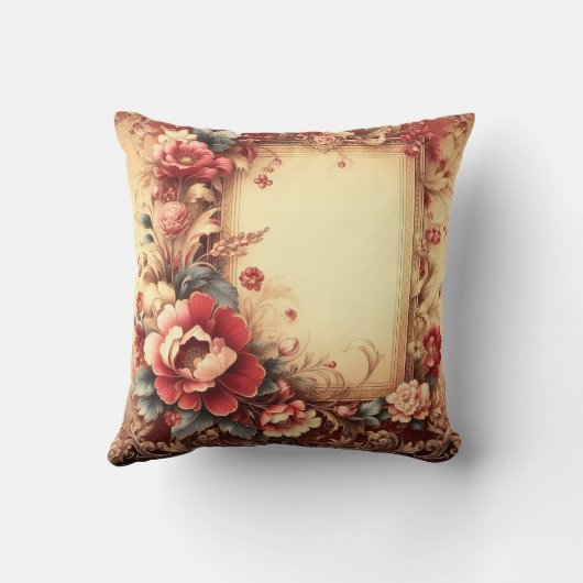 このハッピーバースデーのカスタマイズ クッション (裏面)