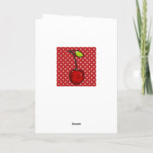 このハッピーバースデーカードの個人用設定 カード (裏面)