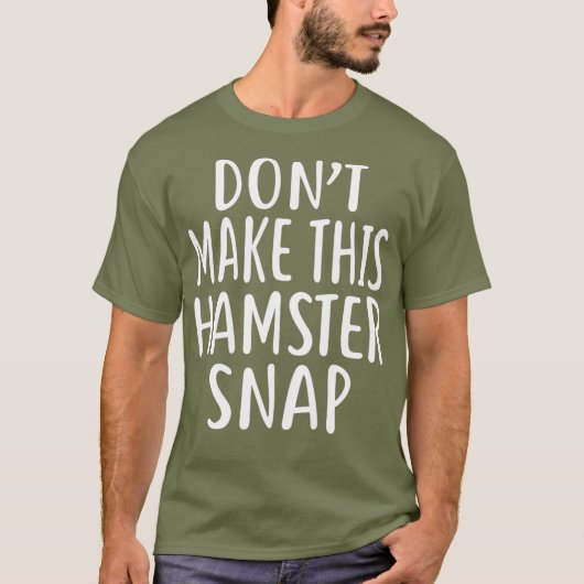 このハムスタースナップを作成しない Tシャツ (正面)