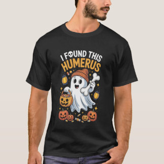 このハロウィンの骸骨のユーモア溢れるコスチューム見つけた Tシャツ