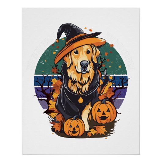 このハロウィン用のわんこ服は怖いパパコス ポスター (正面)