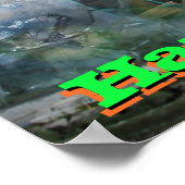 このハロウィーンに自分の写真を追加するおもしろい ポスター (角)