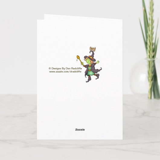 このハロウィーンのおもしろいをかき混ぜろ! カード (裏面)