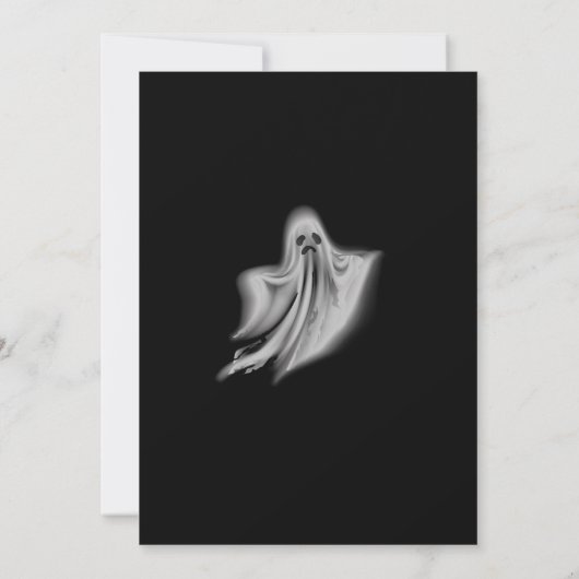 このハロウィーンを幽霊しない 招待状 (裏面)