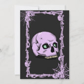 このハロウィーンを怖い目で見る 招待状 (裏面)