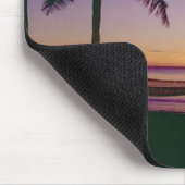 このハンモックの日没をリラックスして下さい、楽しんで下さい。  マウスパッド (コーナー)