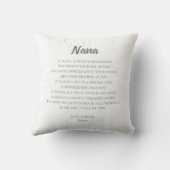 このハートの紫色に触れる時はいつでもナナ クッション (裏面)