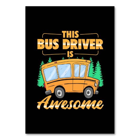 このバスの運転手は素晴らし テーブルナンバー (正面)