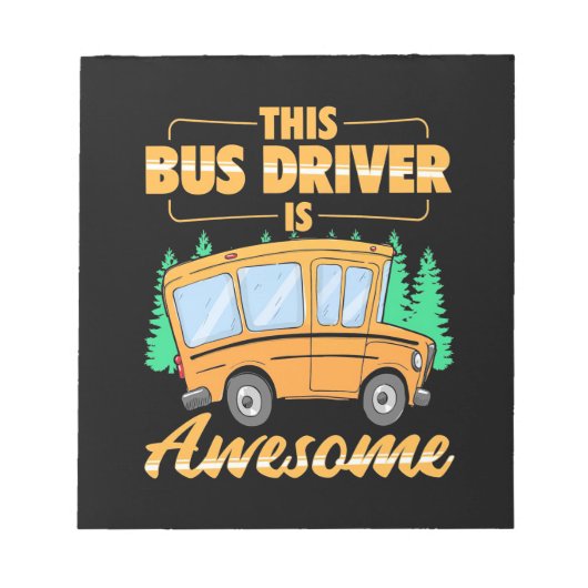 このバスの運転手は素晴らし ノートパッド (正面)