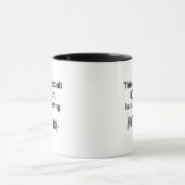 このバスケットボールコーチは素晴らしい母親だ マグカップ (中央)