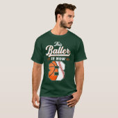 このバスケ好きは8歳 バスケットボール 野球 8歳の誕生日 Tシャツ (正面フル)