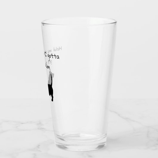 このバスセットハウンドグラスを愛用するために私のカップを保持 タンブラーグラス (左)