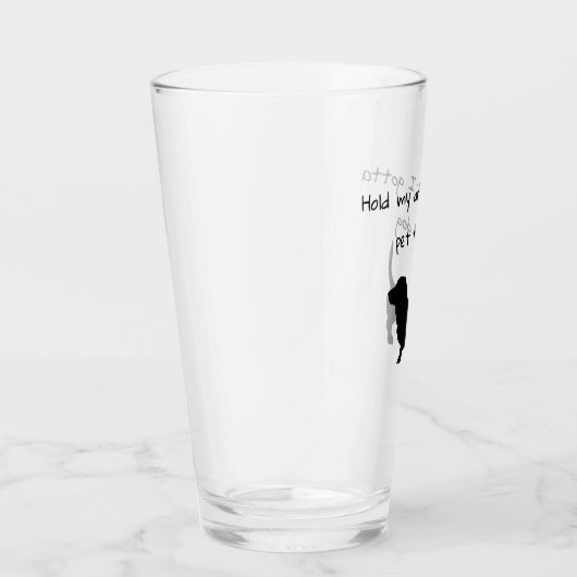 このバスセットハウンドグラスを愛用するために私のカップを保持 タンブラーグラス (右)