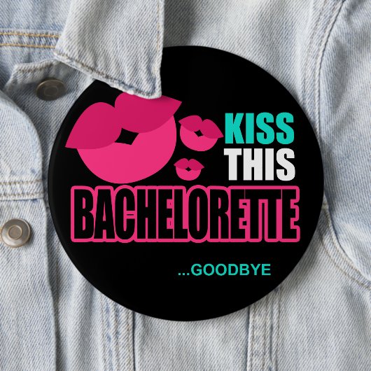 このバチェロレッテさようならPinに接吻して下さい 缶バッジ (インサイチュ)