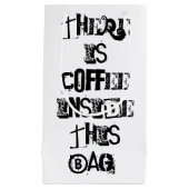このバッグにコーヒー、ギフトGiftBagが包むことあります スモールペーパーバッグ (正面)