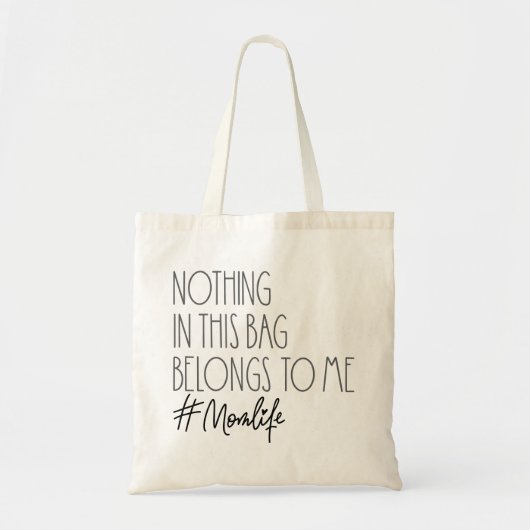 このバッグの何も私ママ生活トート トートバッグ (正面)