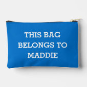 このバッグは化粧品ポーチの名前に属している アクセサリーポーチ (裏面)