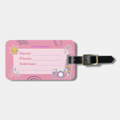 「このバッグは属する」ラベル ラゲッジタグ (正面横)