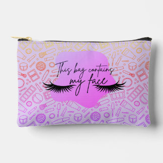 このバッグは私の顔の小さなメイクアップバッグを含む アクセサリーポーチ
