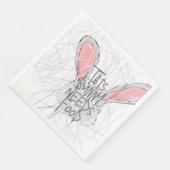 このバニーは食べ物が必要だ |イースターナプキン (コーナー)