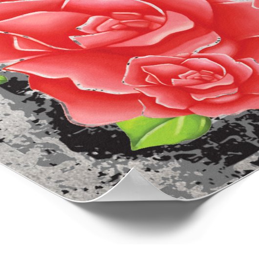 このバラ詩 ポスター (角)