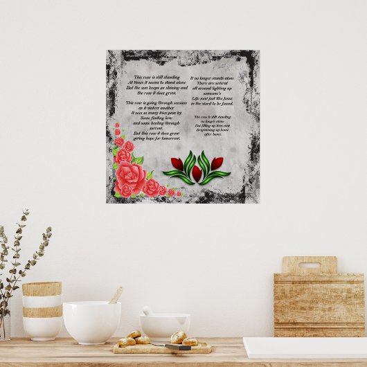このバラ詩 ポスター (キッチン)