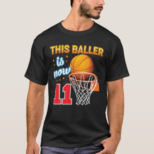 このバレエは今11歳の11誕生日Baskeだ Tシャツ (正面)