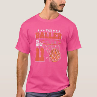 このバレエは現在11 11誕生日バスケットボールPl Tシャツ