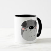 このバレンタインには手が…犬のマグカップから マグカップ (正面右)