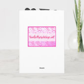 このバレンタインデーのカードに写真を追加してください カード (裏面)