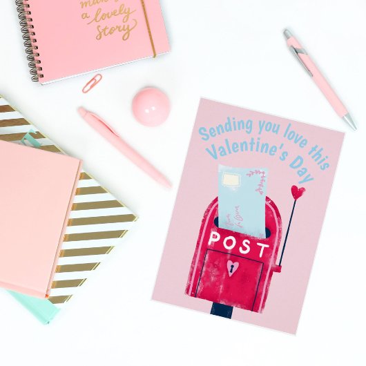 このバレンタインデーのメールボックスを愛して送信 シーズンカード