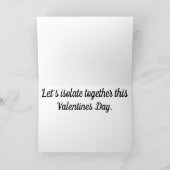 このバレンタインデーを一緒に隔離しよう 案内状 (内部)