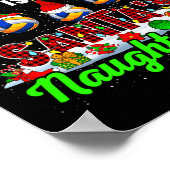 このバレーボールチームはサンタのリストXmにいけな所属している ポスター (角)