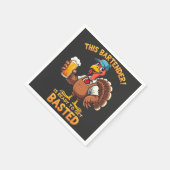 このバーテンダーは今にも焼ける準備ができている スタンダードカクテルナプキン (角)