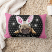 このパグクッション腰クッションを抱きしめて下さい。 ランバークッション (ブランケット)