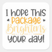 このパッケージのステッカーが欲しい スクエアシール (正面)