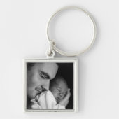 このパパの写真に追加 キーホルダー (正面)