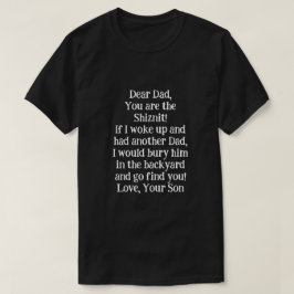 このパパの悲痛なことわざで泣け！ Tシャツ