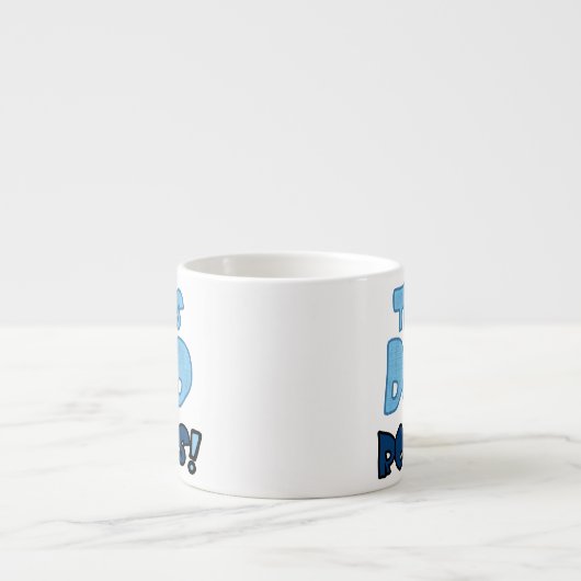 このパパはギフトを揺すります エスプレッソカップ (正面)