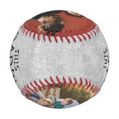 このパパはシルバーグレイのお父さんの日に属している 野球ボール (裏面)